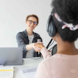 record-podcast-create-audio-content-african-american-woman-plays-ukulele-recording-scaled (1)